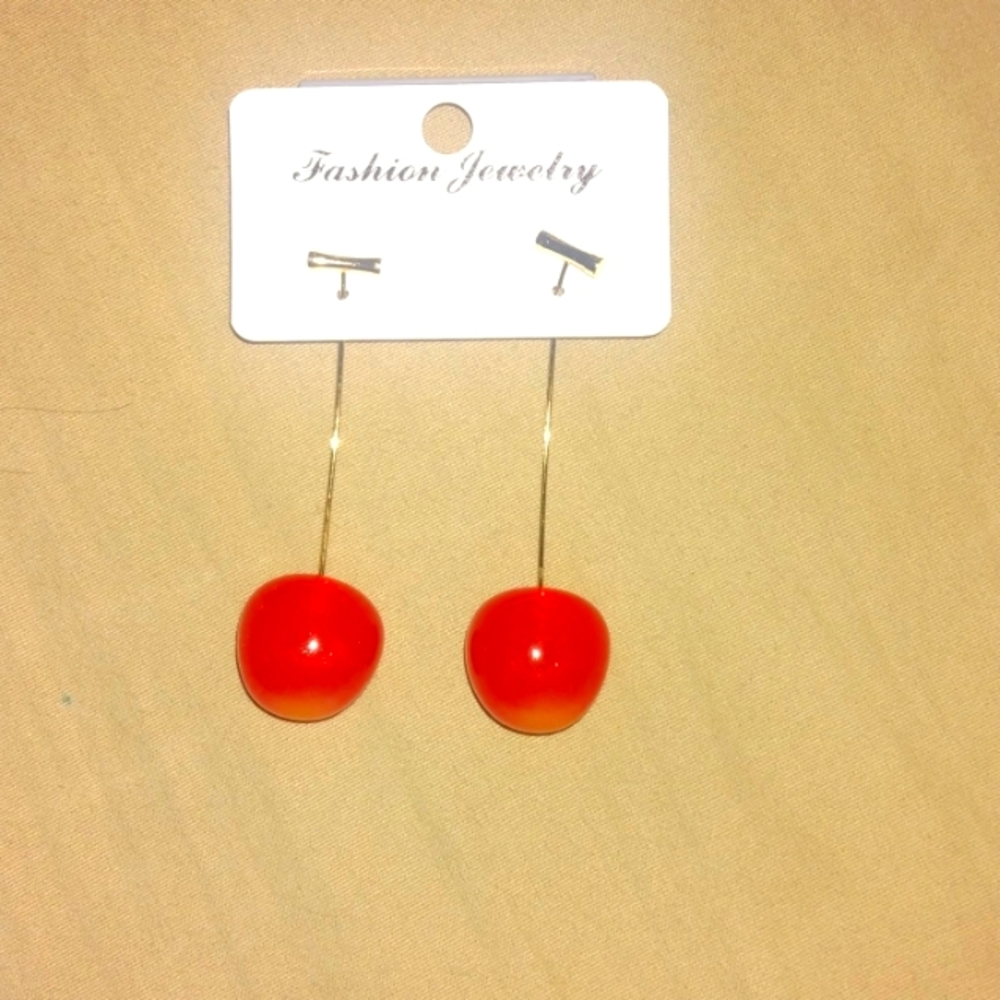 cherry earings